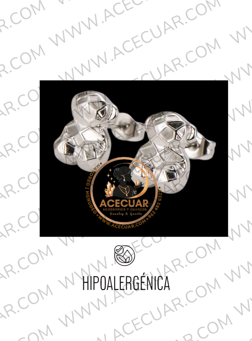Tous plateado aretes
