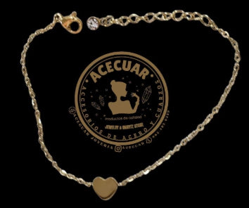 Pulsera delgado corazón Q