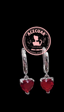 Aretes cora plata