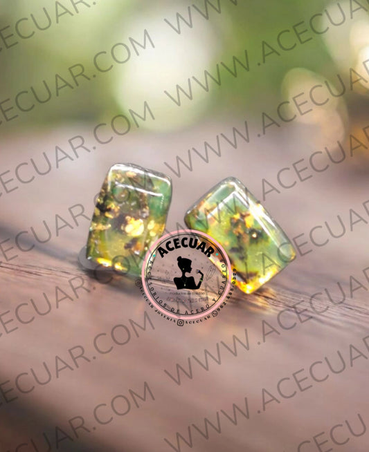 Amber small earrings