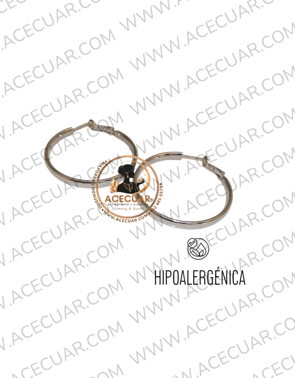 Arracada plateada