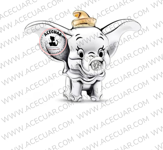 Dumbo 100 años charm 925