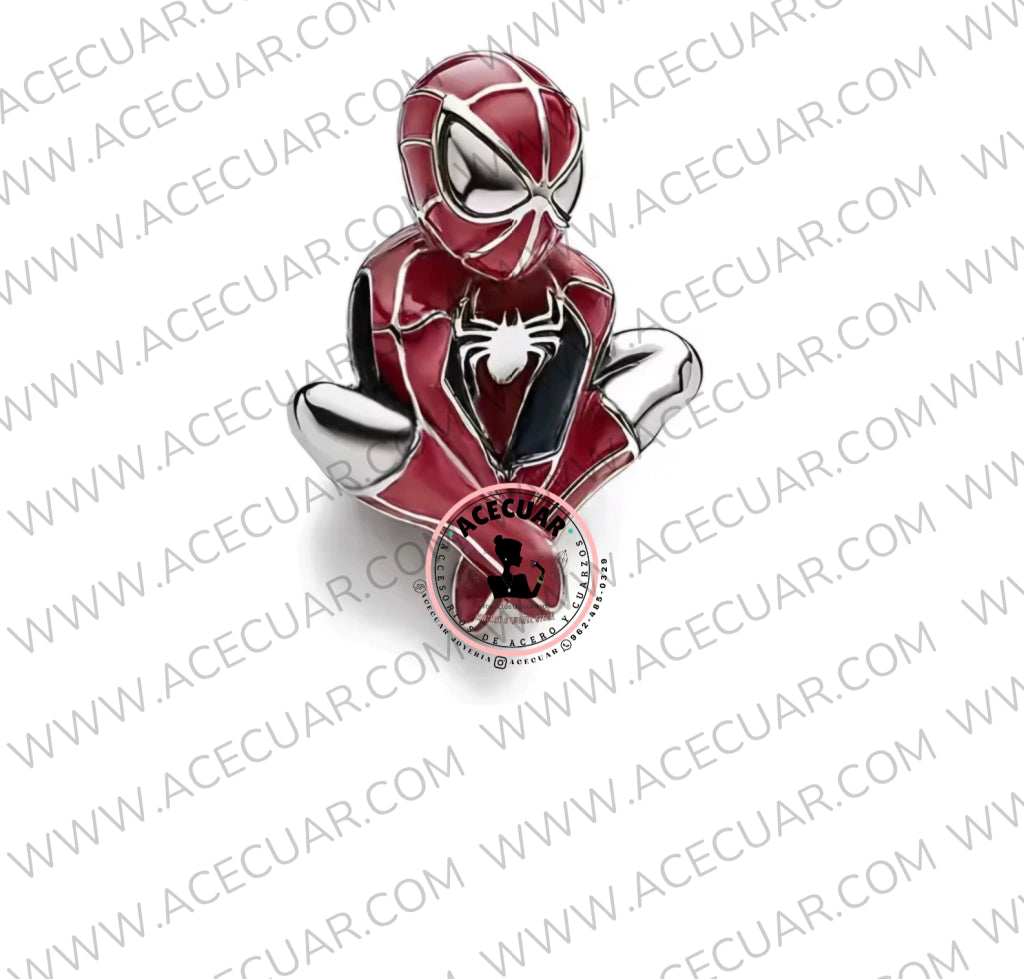 Spiderman sentado charm 925