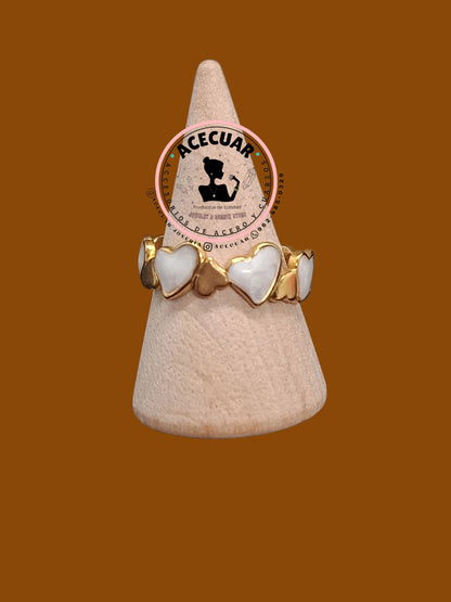 Anillo corazones