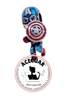 Capitán america charm